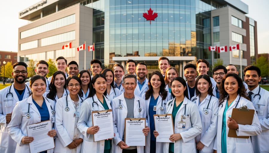 Successful international medical graduate in Canadian hospital setting
